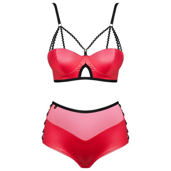 OBSESSIVE - LEATHERIA CONJUNTO DE DOS PIEZAS L/XL - Imagen 3