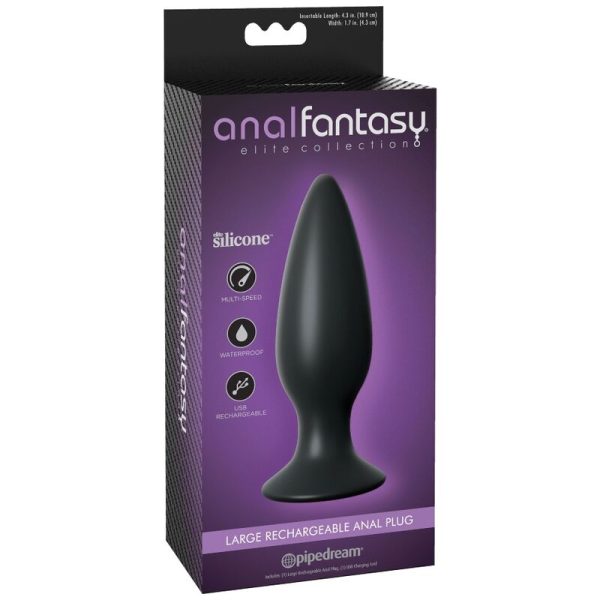 FANTASY ELITE ANAL COLLECTION PLUG ANAL RECARGABLE GRANDE - Imagen 3