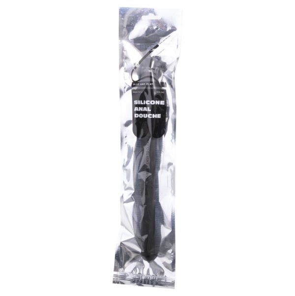 TODO NEGRO - DUCHA ANAL HINCHABLE DE SILICONA 27 CM - Imagen 2