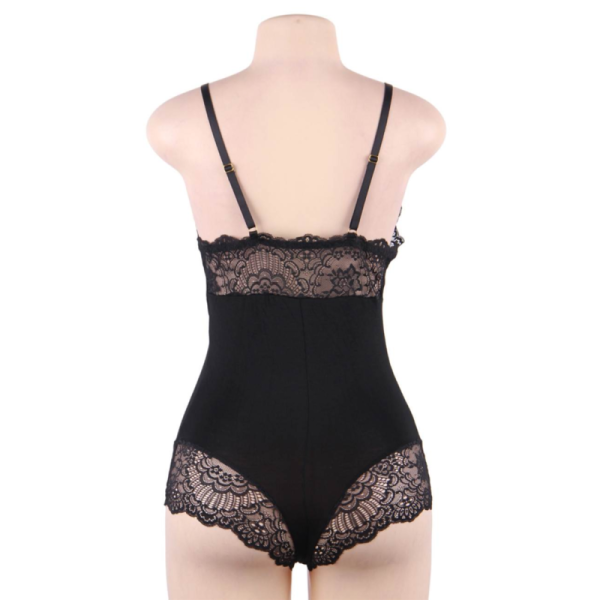 QUEEN LINGERIE ENCAJE SEXY TEDDY TALLA GRANDE - Imagen 6