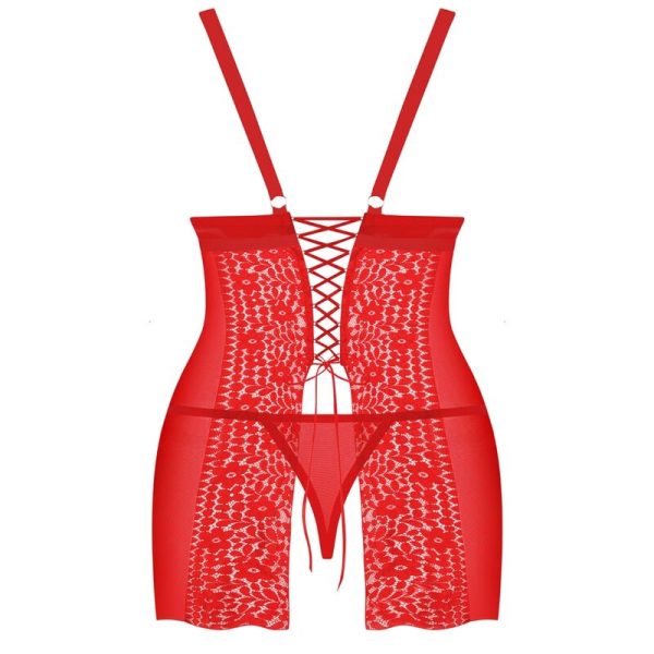 OBSESSIVE - CAMISA Y TANGA BLOSSMINA 6XL/7XL - Imagen 4