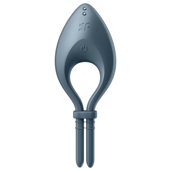 APP VIBRADOR SATISFYER BULLSEYE ANILLO - GRIS - Imagen 2