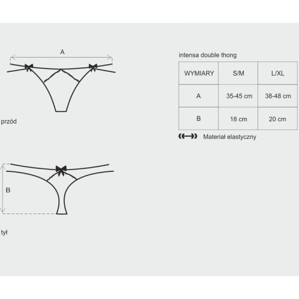 OBSESSIVE - TANGA DOBLE INTENSO L/XL - Imagen 4