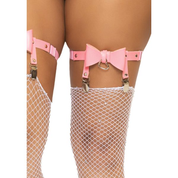 LEG AVENUE MEDIAS LIGERA DE PIEL VEGANA TALLA ÚNICA - ROSA - Imagen 3