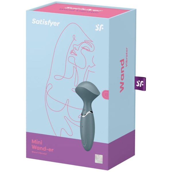 SATISFYER MINI WOND-ER - GRIS - Imagen 7