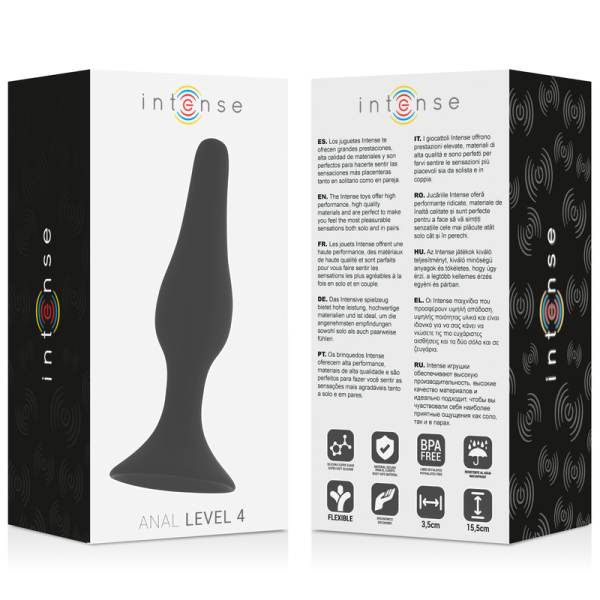 ANAL INTENSO NIVEL 4 15,5 CM NEGRO - Imagen 4