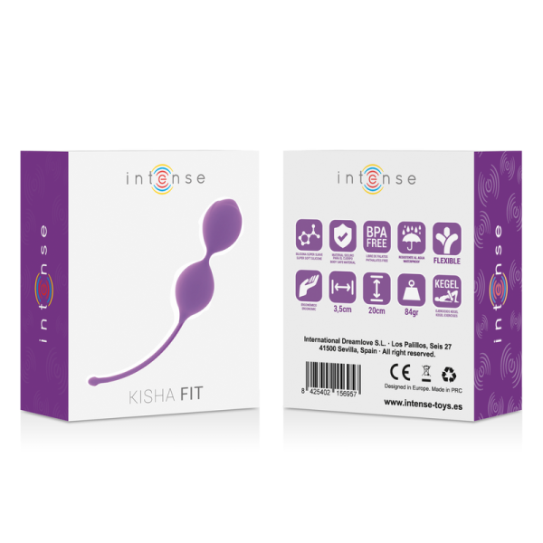 INTENSE KISHA FIT SILICONA KEGEL MORADO - Imagen 3