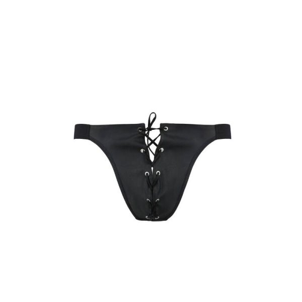 PASSION - 044 SLIP OPEN BEN NEGRO S/M - Imagen 5