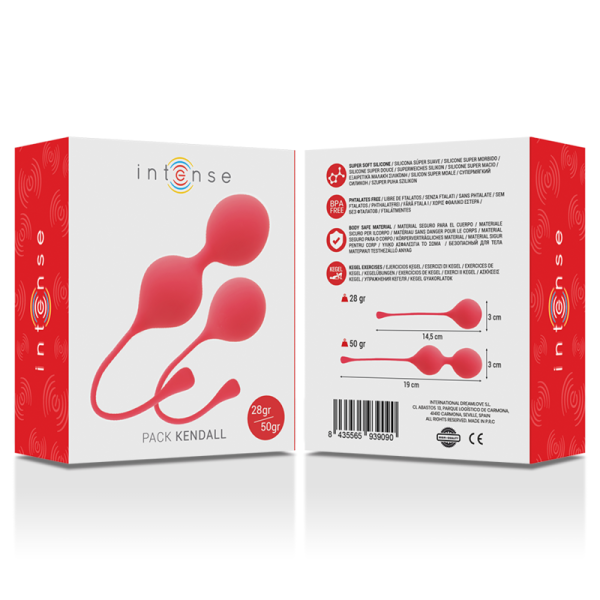 INTENSO - PACK CUENTAS KEGEL KENDALL ROJO - Imagen 4