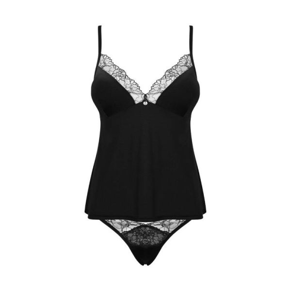 OBSESSIVE - TOP Y BRAGUITA BELLA ROU XL/XXL - Imagen 5