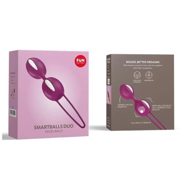 FUN FACTORY - SMARTBALLS DUO BLANCO/UVA - Imagen 3