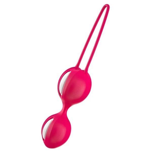 FUN FACTORY - SMARTBALLS DUO BLANCO/ROJO INDIA - Imagen 2