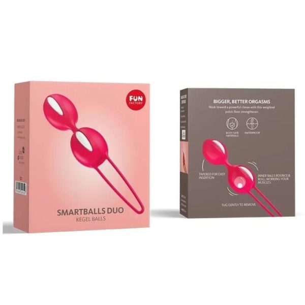 FUN FACTORY - SMARTBALLS DUO BLANCO/ROJO INDIA - Imagen 3