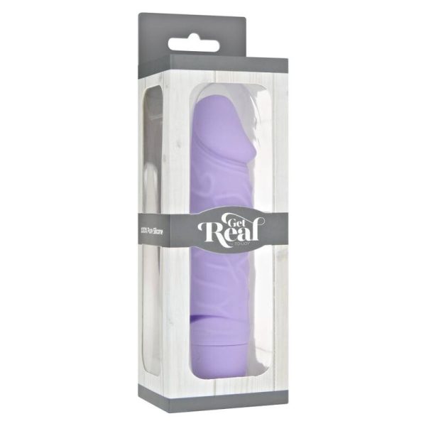 HAZTE REAL - MINI VIBRADOR CLÁSICO PÚRPURA - Imagen 3