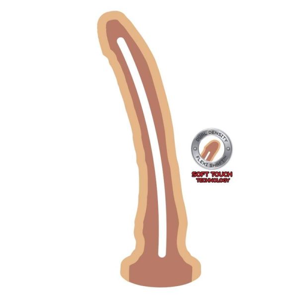 HAZTE REAL - DONG PIEL DE DOBLE DENSIDAD 20,5 CM - Imagen 2