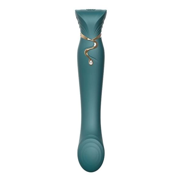 ZALO - VIBRADOR QUEEN G-SPOT PULS WAVE VERDE - Imagen 2