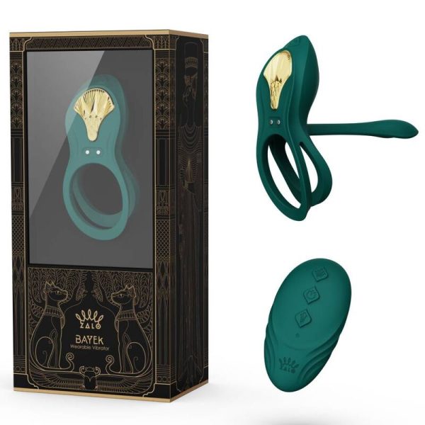 ZALO - ANILLO VIBRANTE PARA PAREJAS BAYEK VERDE - Imagen 20