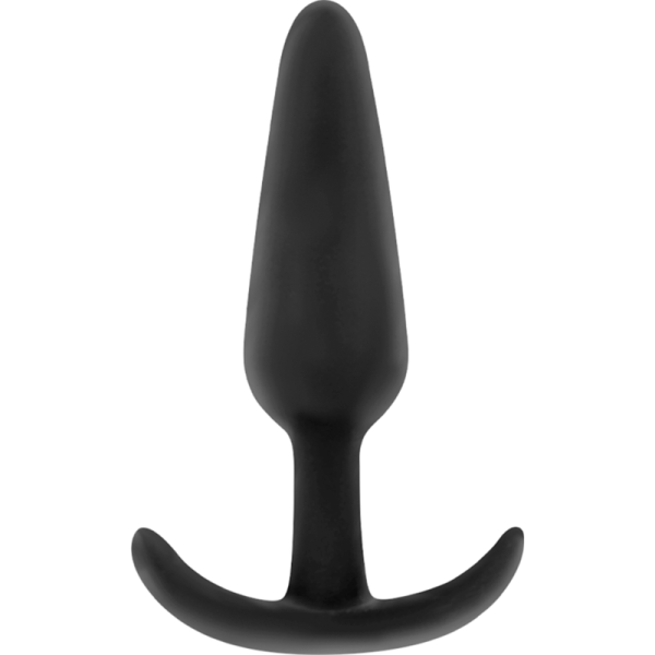 BLACK&SILVER - PLUG ANAL DE SILICONA HANSEL CON MANGO PEQUEÑO - Imagen 2