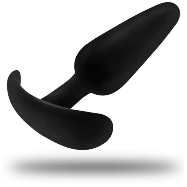 BLACK&SILVER - PLUG ANAL DE SILICONA HANSEL CON MANGO PEQUEÑO - Imagen 3