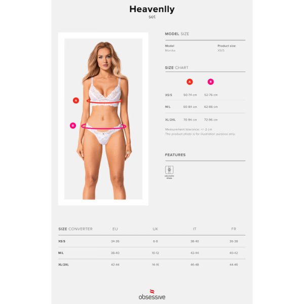 OBSESSIVE - CONJUNTO DE 2 PIEZAS HEAVENLLY XL/XXL - Imagen 7