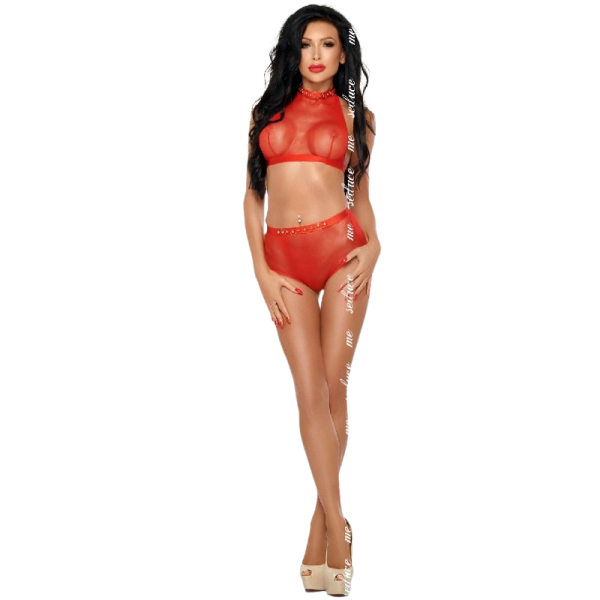 ME-SEDUCE CONJUNTO MONA ROJO XXL/XXXL - Imagen 2