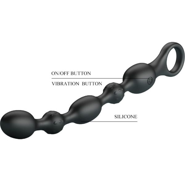 PRETTY LOVE - VAN ANAL BEADS 10 VIBRACIONES SILICONA RECARGABLE - Imagen 7