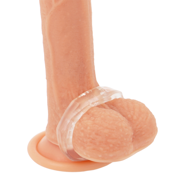 POWERING - ANILLO PARA EL PENE SUPER FLEXIBLE Y RESISTENTE 5CM PR10 TRANSPARENTE - Imagen 2