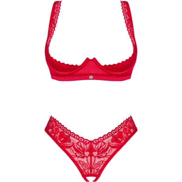 OBSESSIVE - CONJUNTO DOS PIEZAS LACELOVE CUPLESS ROJO M/L - Imagen 5