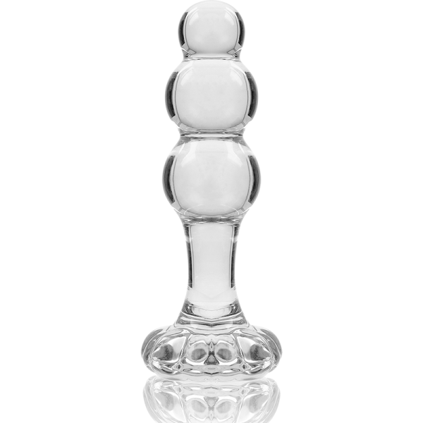 SERIE NEBULA DE IBIZA - MODELO 1 TAPÓN DE VIDRIO BOROSILICATO 10,7 X 3 CM TRANSPARENTE TRANSPARENTE TAMAÑO 1 - Imagen 3