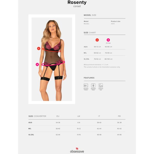 OBSESSIVE - CORSÉ ROSENTY M/L - Imagen 7
