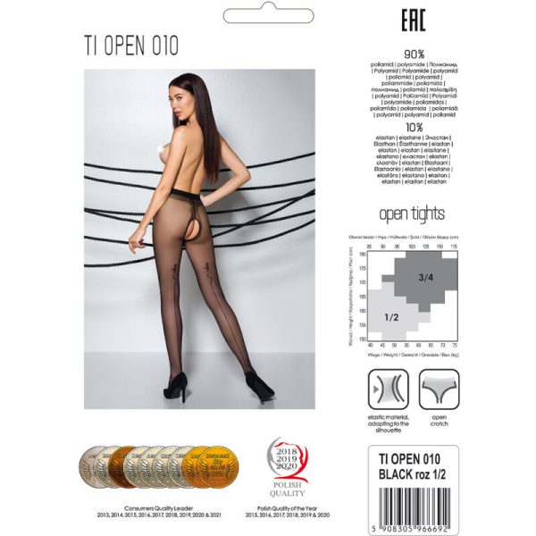 PASSION - CALCETINES TIOPEN 010 NEGRO 1/2 (20 DEN) - Imagen 5