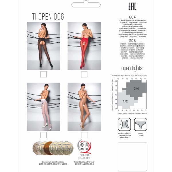 PASSION - CALCETINES TIOPEN 006 NEGRO 3/4 (30 DEN) - Imagen 4