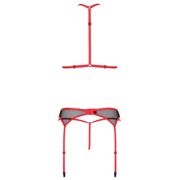 PASSION - SET SATARA EROTIC LINE ROJO L/XL - Imagen 5