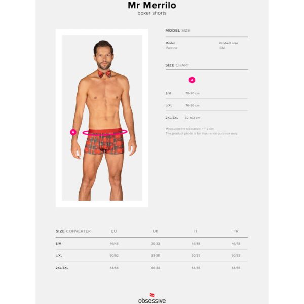 OBSESSIVE - MS MERRILO BOXER Y CORBATA L/XL - Imagen 9