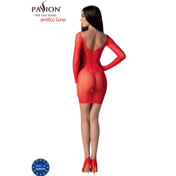 PASSION - BS101 BODYSTOCK ROJO TALLA ÚNICA ROJO TALLA 1 - Imagen 4