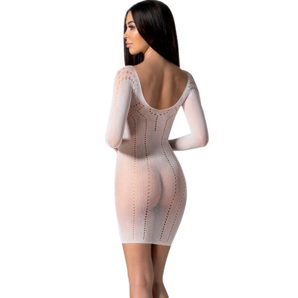 PASSION - BS101 BODYSTOCKING BLANCO TALLA ÚNICA BLANCO TALLA 1 - Imagen 2
