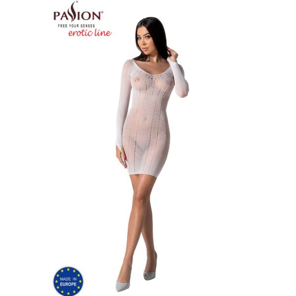 PASSION - BS101 BODYSTOCKING BLANCO TALLA ÚNICA BLANCO TALLA 1 - Imagen 3