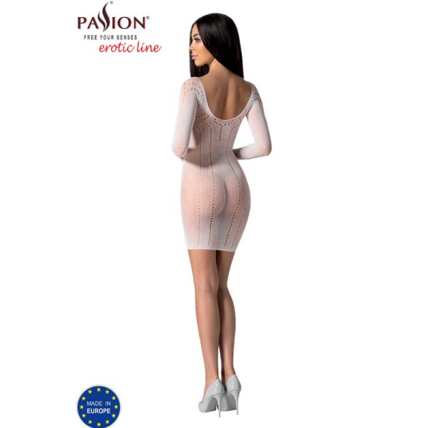 PASSION - BS101 BODYSTOCKING BLANCO TALLA ÚNICA BLANCO TALLA 1 - Imagen 4