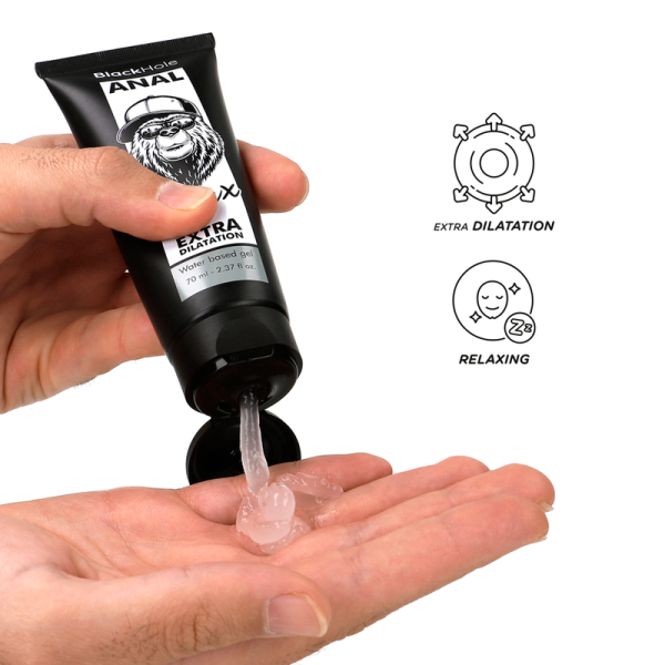 BLACK HOLE - GEL DILATADOR ANAL A BASE DE AGUA 70 ML - Imagen 3