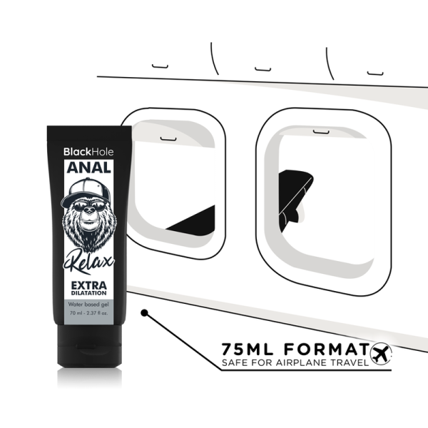 BLACK HOLE - GEL DILATADOR ANAL A BASE DE AGUA 70 ML - Imagen 5