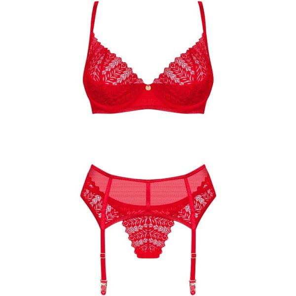 OBSESSIVE - CONJUNTO INGRIDIA ROJO XS/S - Imagen 5