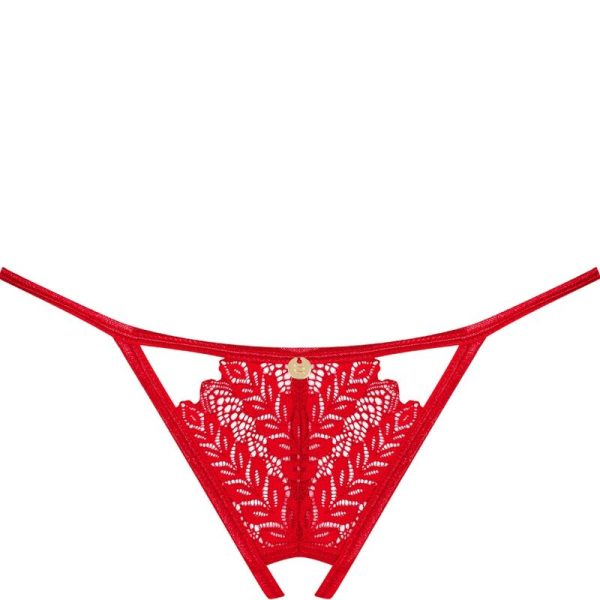 OBSESSIVE - TANGA ROJO SIN ENTREPIEZA INGRIDIA XL/XXL - Imagen 7