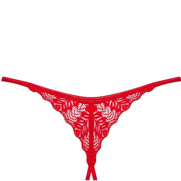 OBSESSIVE - TANGA ROJO SIN ENTREPIEZA INGRIDIA XL/XXL - Imagen 8