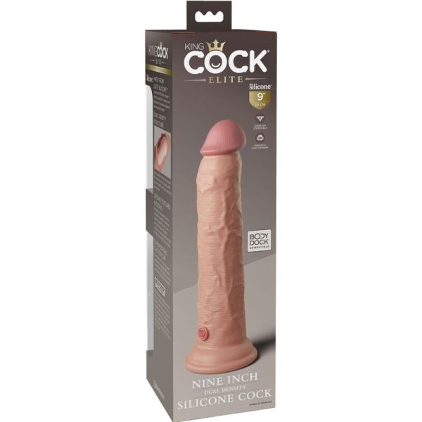 KING COCK ELITE - DILDO REALISTA DE SILICONA 23 CM - Imagen 6