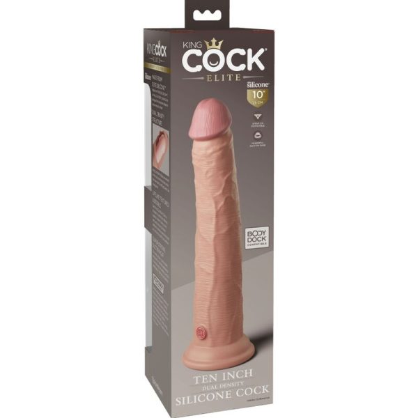 KING COCK ELITE - DILDO REALISTA DE SILICONA 25,4 CM - Imagen 6