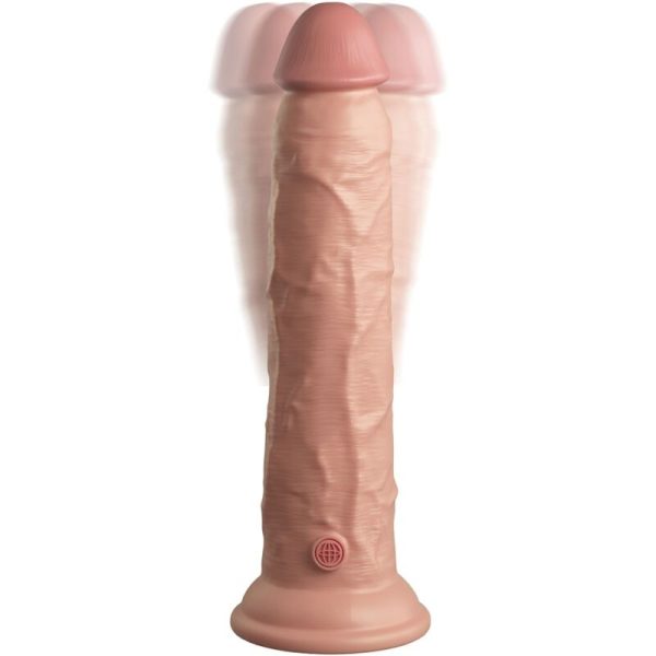 KING COCK ELITE - VIBRADOR REALISTA Y DILDO DE SILICONA MANDO A DISTANCIA 23 CM - Imagen 5