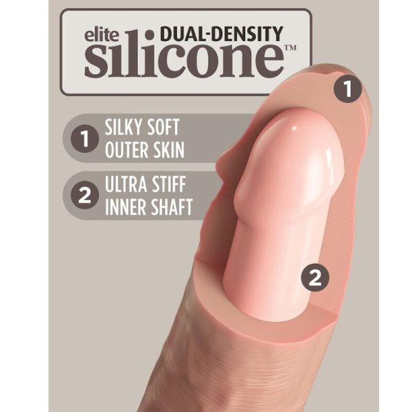 KING COCK ELITE - ARNÉS AJUSTABLE PARA PRINCIPIANTES CON DILDO 15,2 CM - Imagen 10