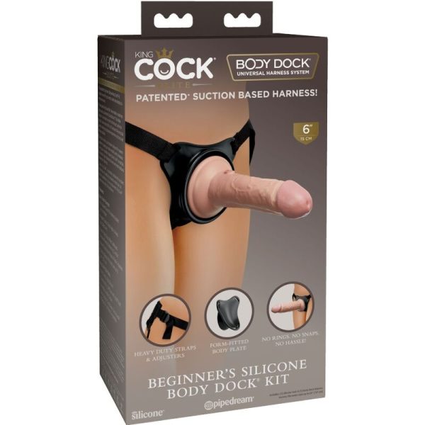 KING COCK ELITE - ARNÉS AJUSTABLE PARA PRINCIPIANTES CON DILDO 15,2 CM - Imagen 11