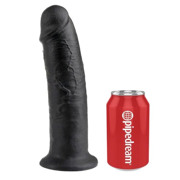KING COCK 10" POLLA NEGRA 25 CM - Imagen 3
