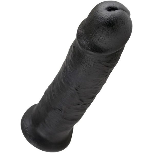 KING COCK 10" POLLA NEGRA 25 CM - Imagen 4